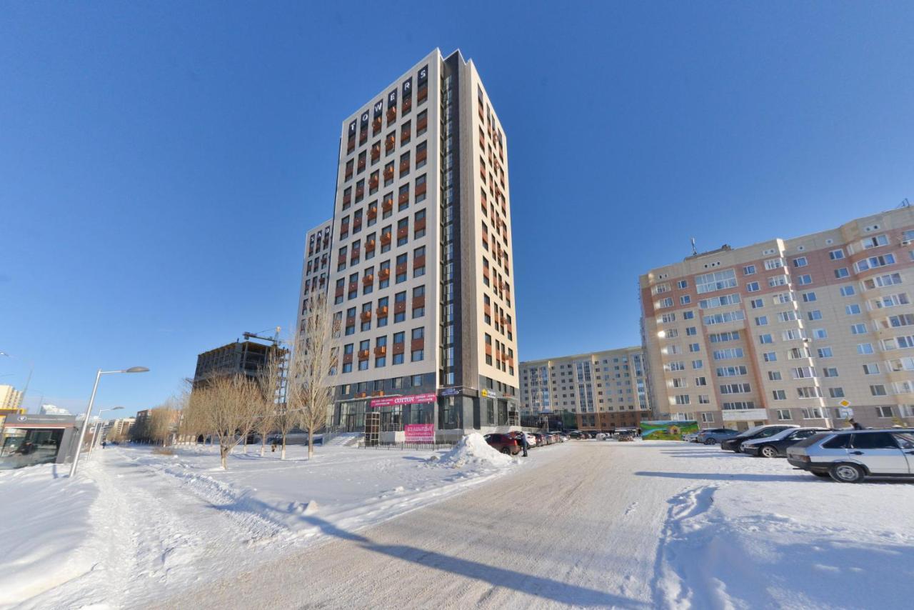 Ernaz Plus Apartments: Sauran-Towers Astana Bagian luar foto